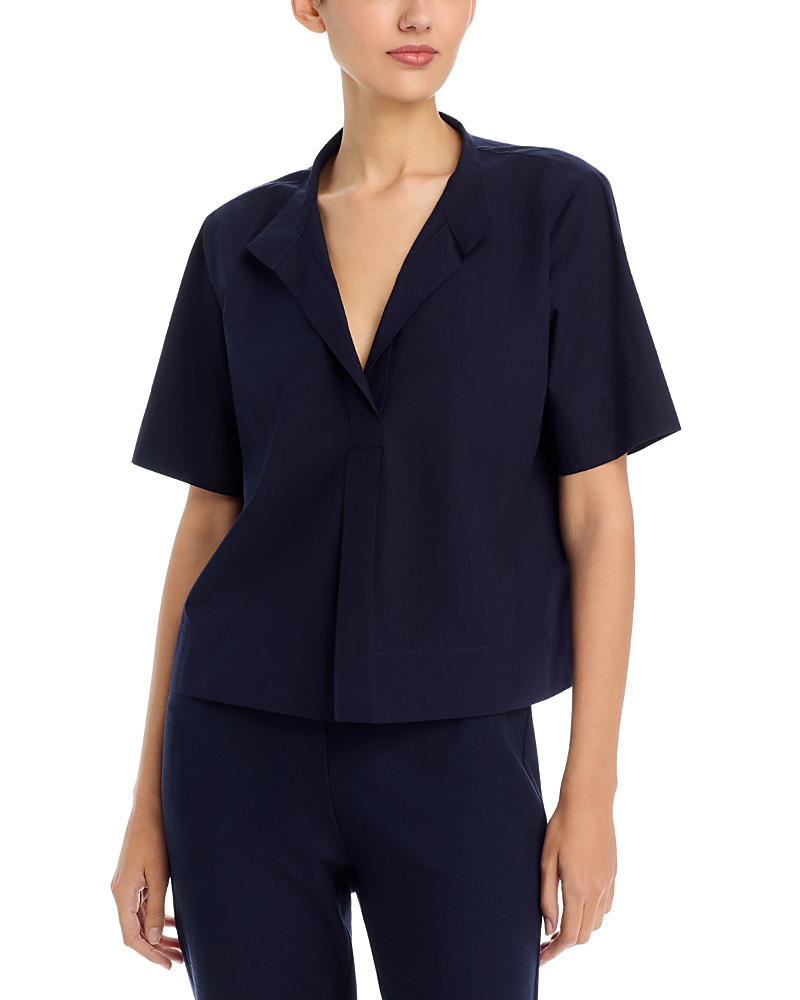 Eileen Fisher Open Collar Top