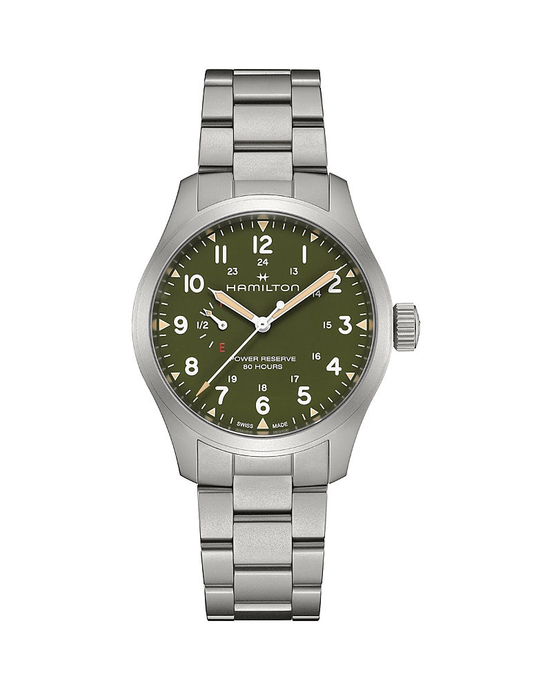 Hamilton Khaki Field Power Reserve Mechanical Watch, 40mm · OS
