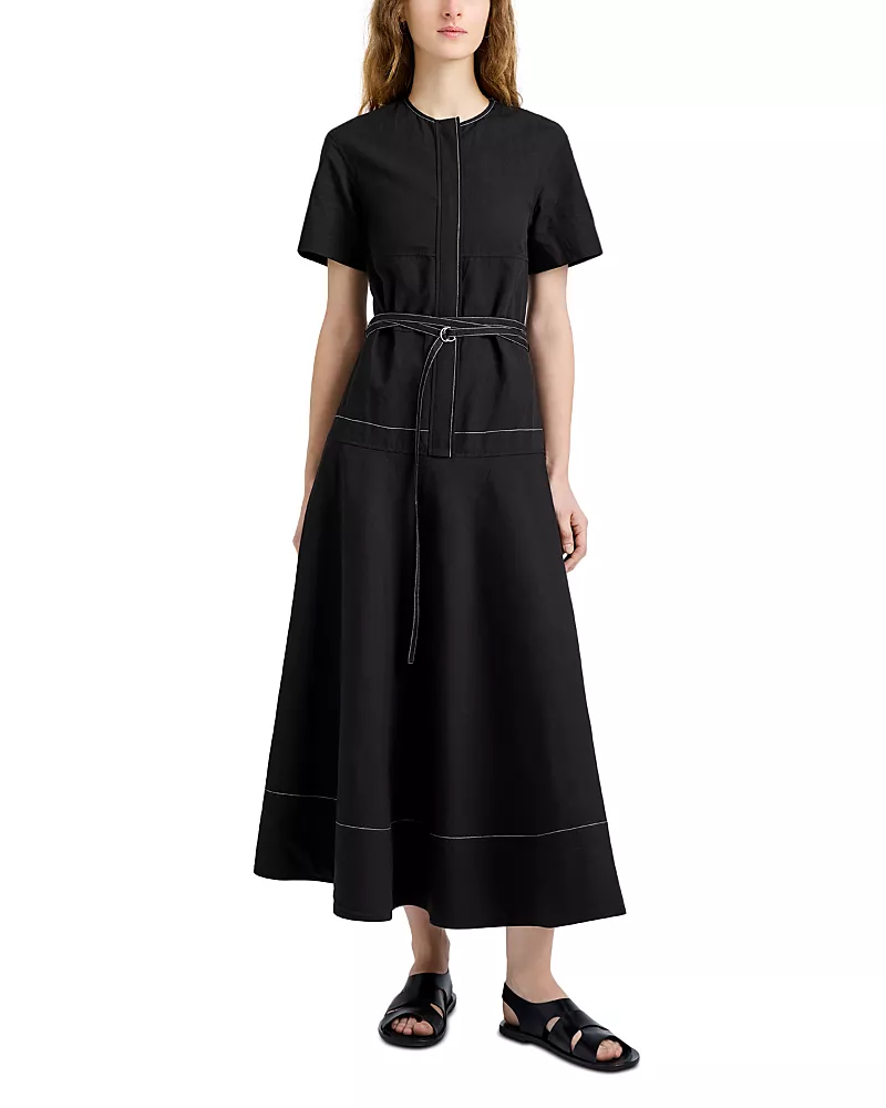 Proenza Schouler White Label Elizabeth Belted Dress