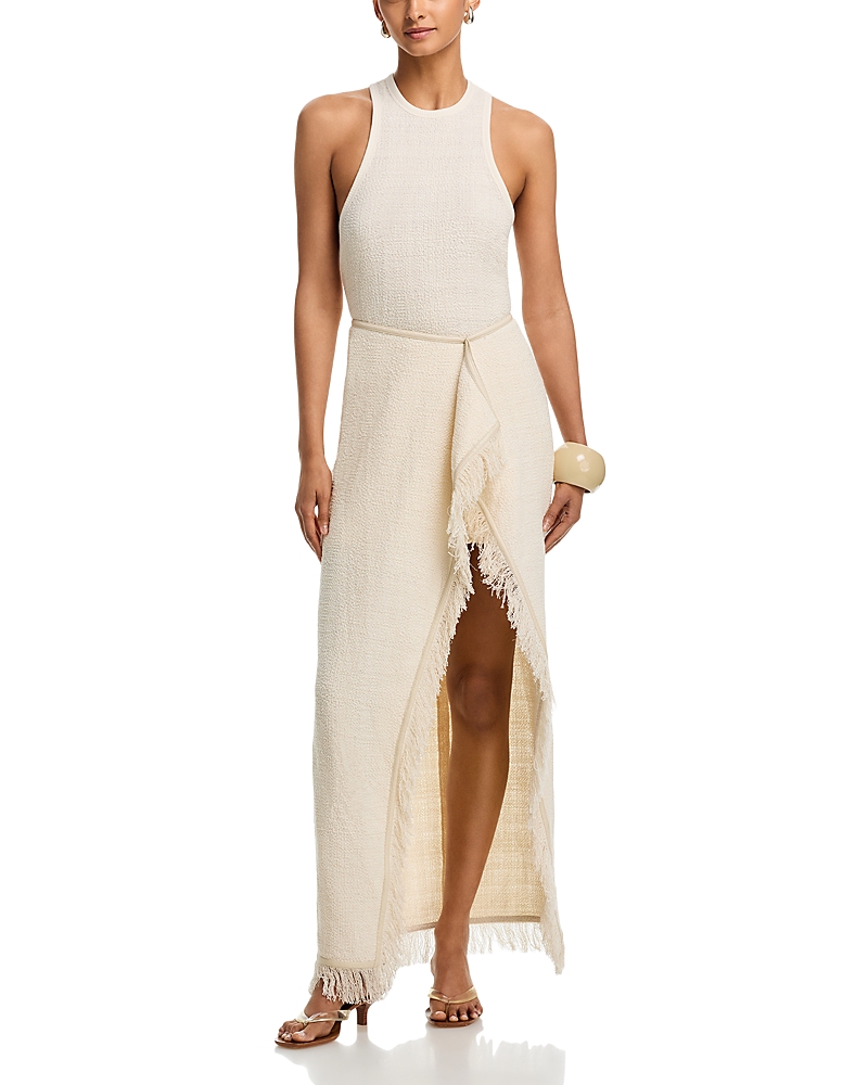Nanushka Tank Dress with Drape Skirt