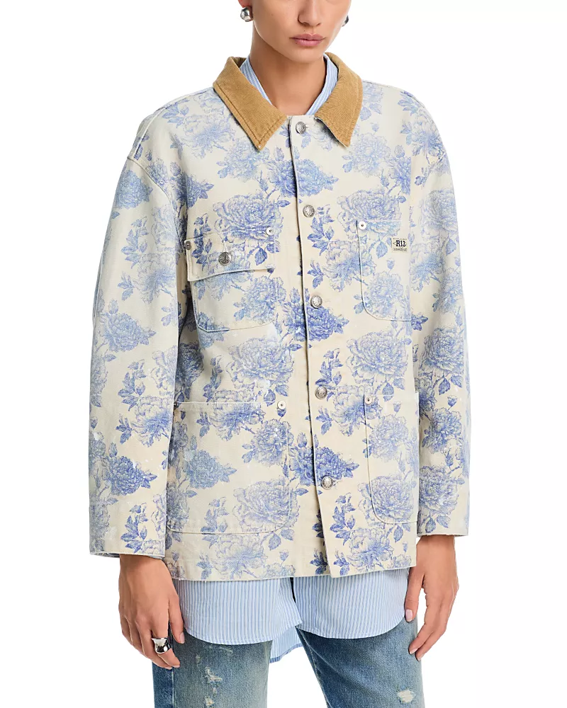 R13 Chore Cotton Canvas Jacket