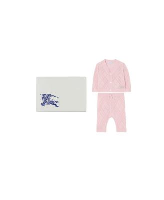  Unisex Check Cashmere Two-piece Set - Baby