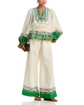 Bridgette Blouse & Pants Swim Cover-Up