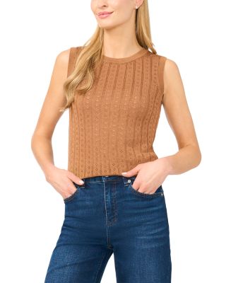 Shera Pointelle Stitch Tank