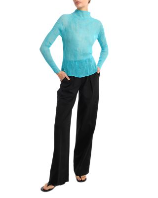 イッセイミヤケ ツイストプリーツ シフォン シアー 2 Issey Miyake Chiffon Twist 2 Top | Bloomingdale's Women