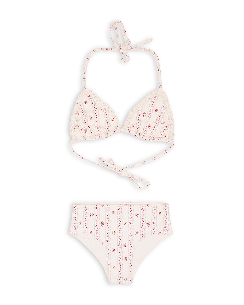 LoveShackFancy Girls' Finnie Two Piece Swimsuit - Little Kid