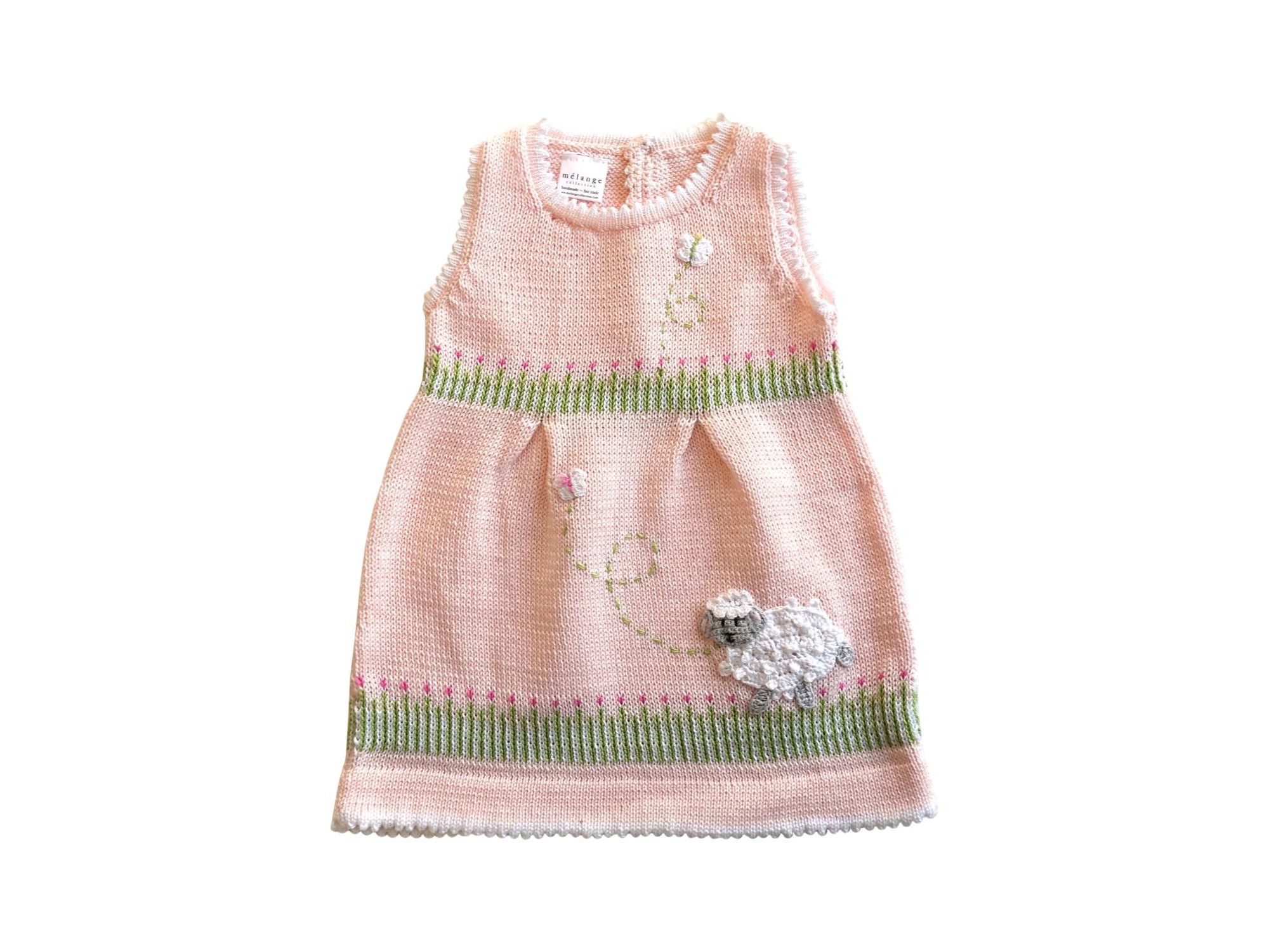 Girls' Knit Lamb Dress - Baby, Little Kid