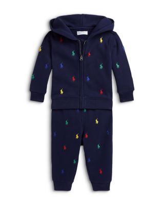 Boys' Polo Pony Fleece Hoodie & Pants Set - Baby
