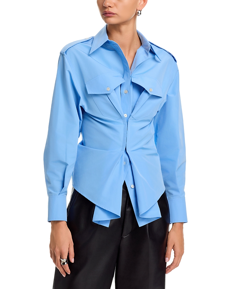 McQueen Gathered Long Sleeved Shirt
