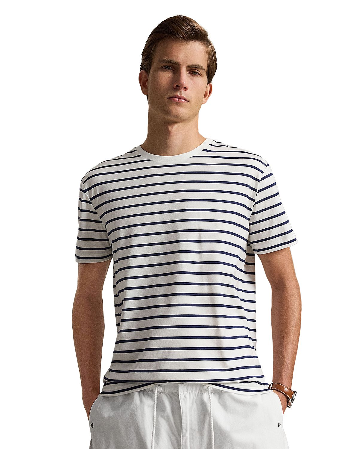 Polo Ralph Lauren Standard Fit Stripe Lisle T-Shirt