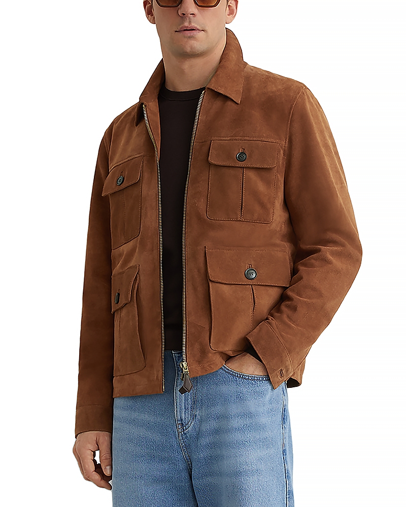 Reiss Daventry Suede Four Pocket Jacket