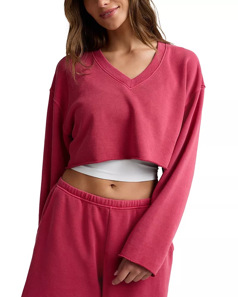 Beyond Yoga Fade Out Cropped Long Sleeve Sweatshirt