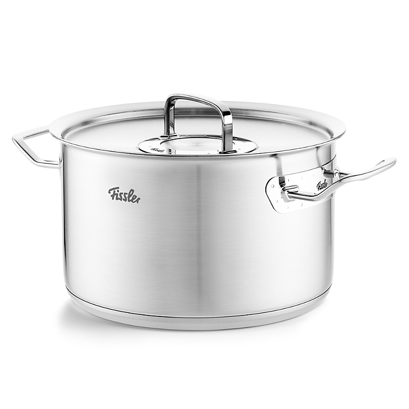 Fissler Original-Profi Collection Stock Pot with Metal Lid, 6.7 Qt