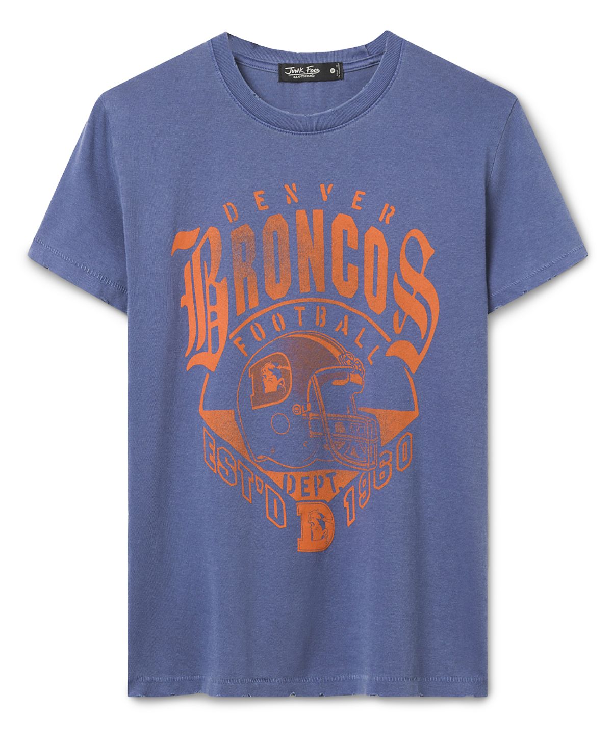 Junk Food Clothing Women's Denver Broncos Gridiron Vintage Tee