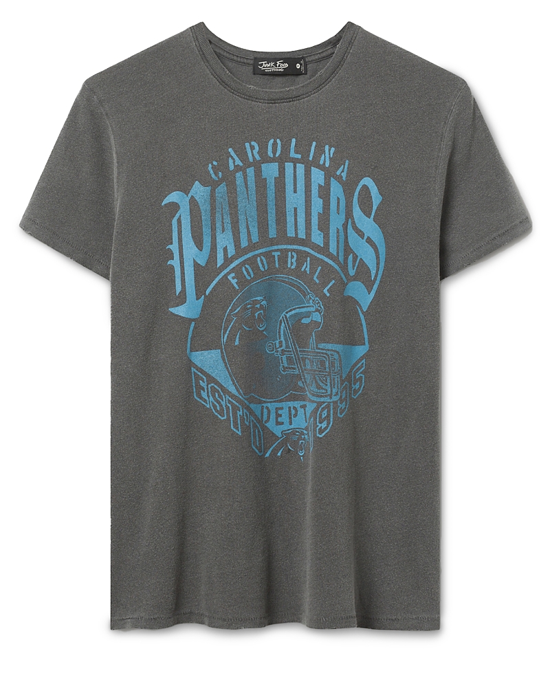 Junk Food Clothing Women's Carolina Panthers Gridiron Vintage Tee