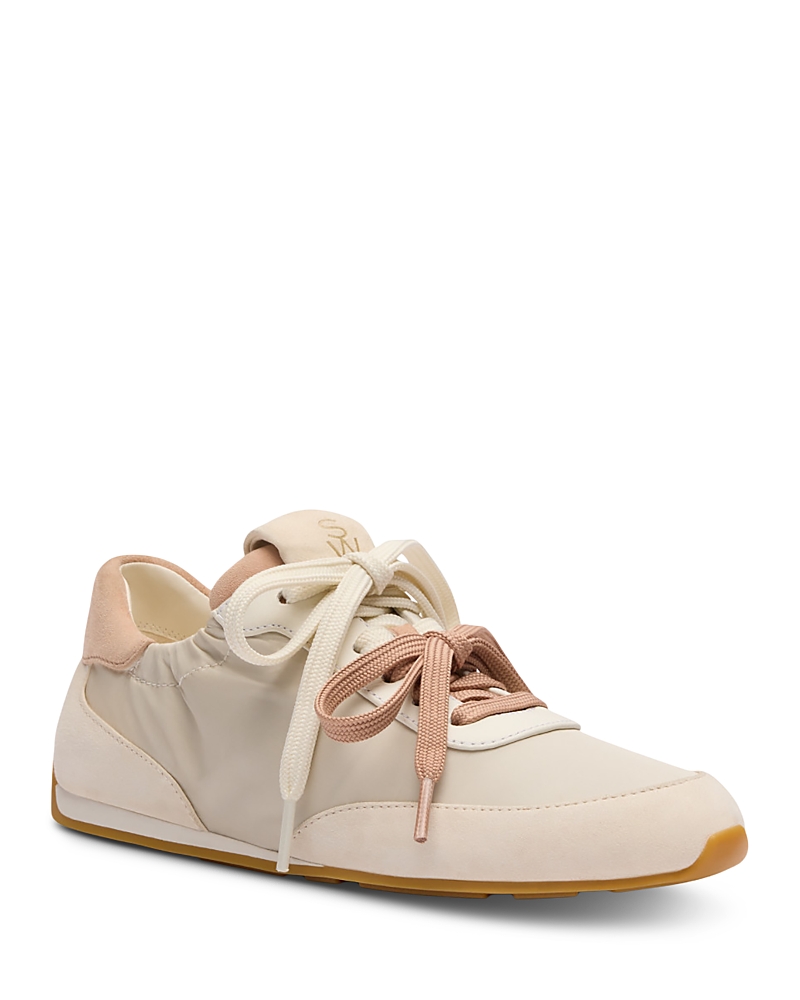 Stuart Weitzman Women's Bond Ruche Sneakers