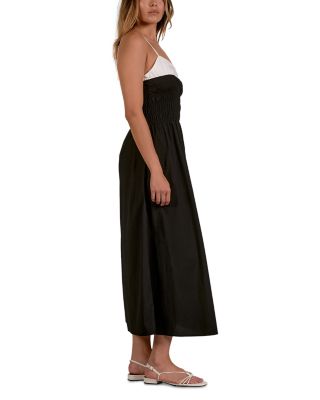 laquan smith black dress Artyska Women Long Sleeve V Neck Ribbed Knit Color Block Knee Length Bodycon Cocktail Party Dress, Women's, Size: Medium, Black main image 0