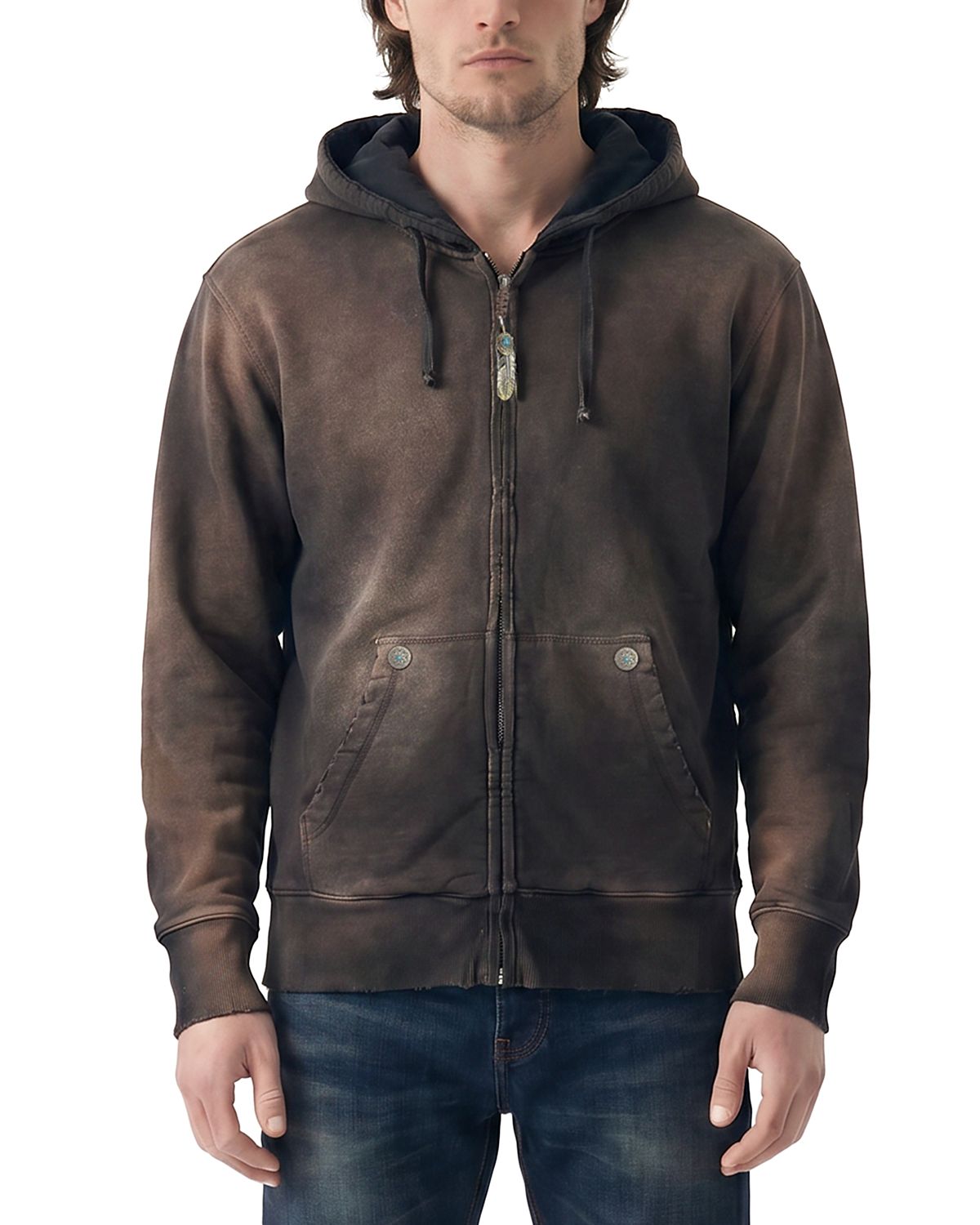 Antik Denim Zipper Hoodie