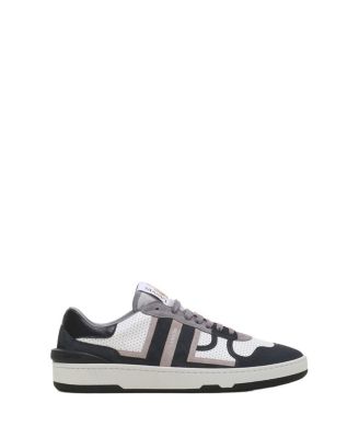 Unisex Clay Sneakers in Perforated Leather and Suede