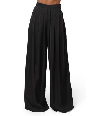 Clara Wide Leg Pleated Trousers