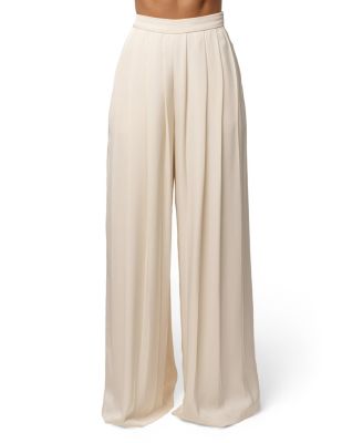 Jluxlabel Clara Wide Leg Pleated Trousers
