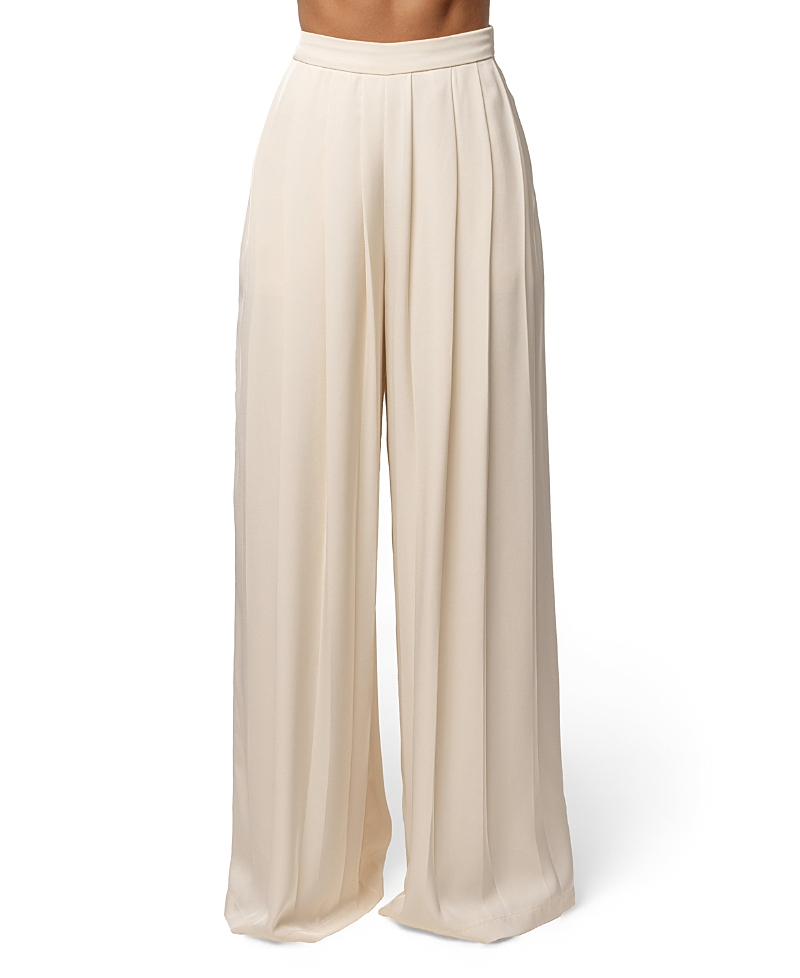 Jluxlabel Clara Wide Leg Pleated Trousers