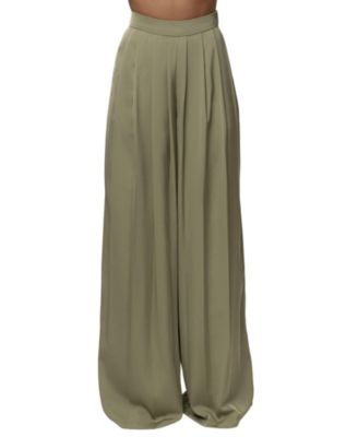 Jluxlabel Clara Wide Leg Pleated Trousers