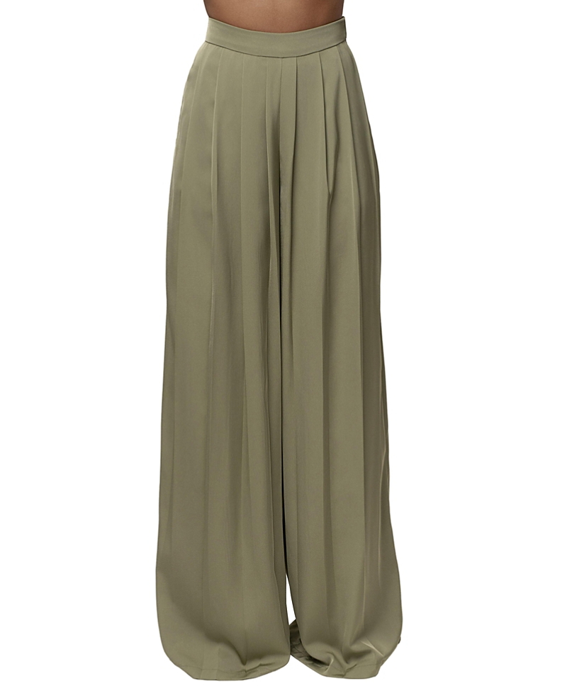 Jluxlabel Clara Wide Leg Pleated Trousers