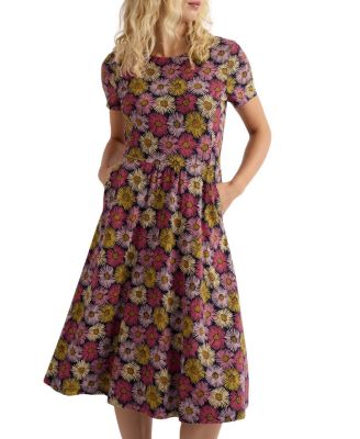  April Short Sleeve Dress