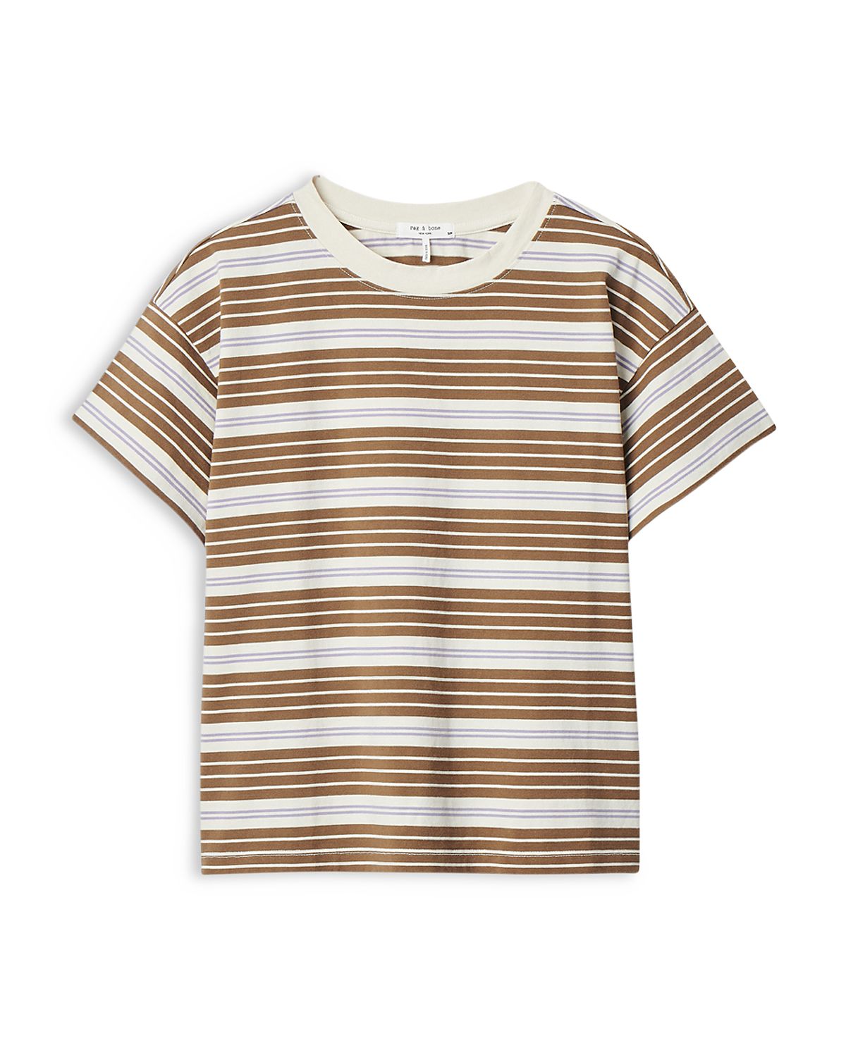 rag & bone Kelly Stripe Boxy Jersey Tee