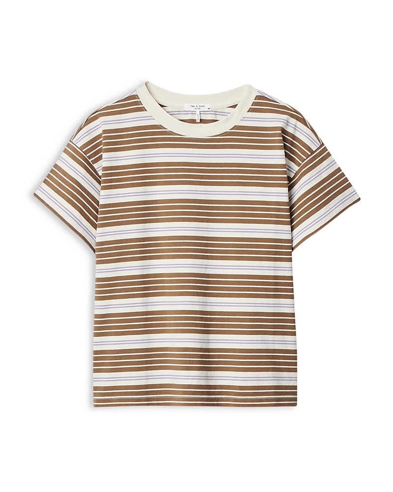 Rag & Bone Kelly Stripe Boxy Jersey Tee