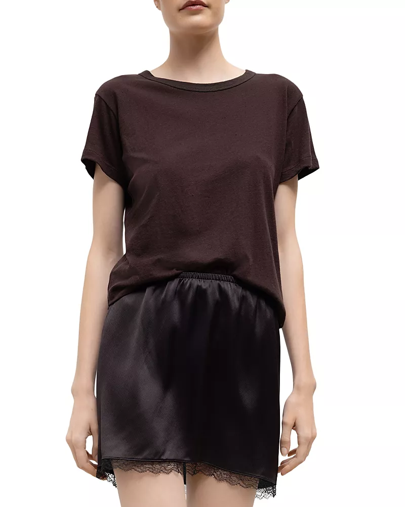 Leset Barb Lace Mini Skirt
