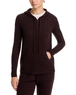 Zip Front Cashmere Hoodie, Exclusive 