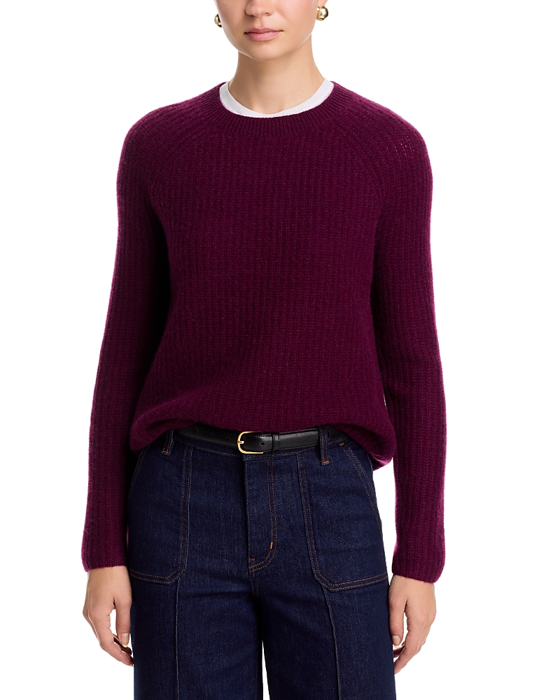 C By Bloomingdale's Cashmere Shaker Stitch Raglan Sweater - Exclusive