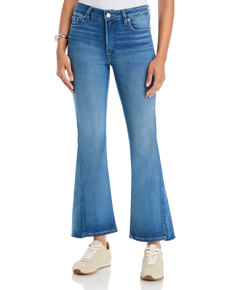 Good American Soft Tech Good Petite High Rise Bootcut Jeans in Indigo
