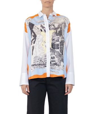  Sirene Silk Scarf Front Shirt