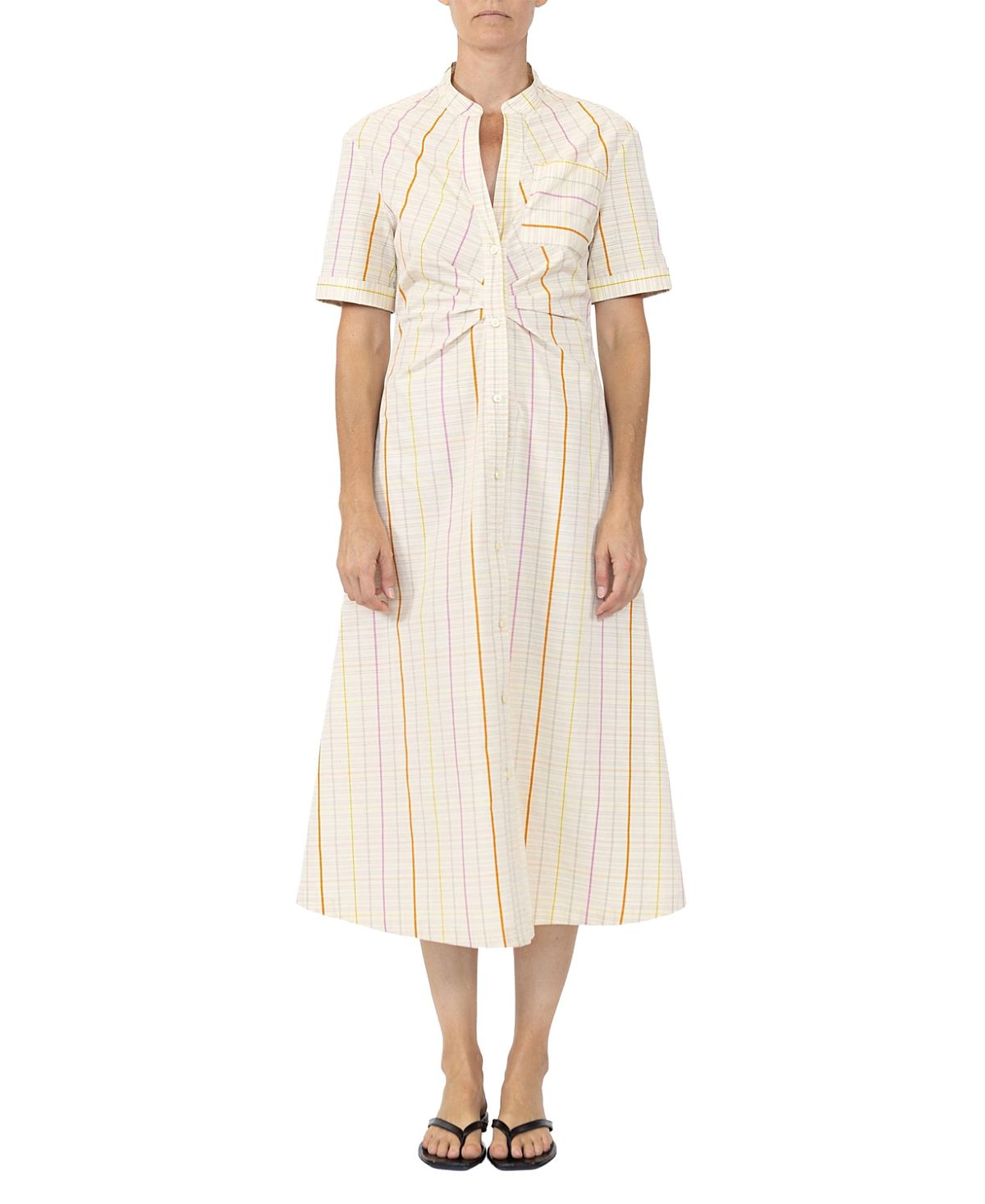 Callas Milano Noor Short Sleeve Shirtdress