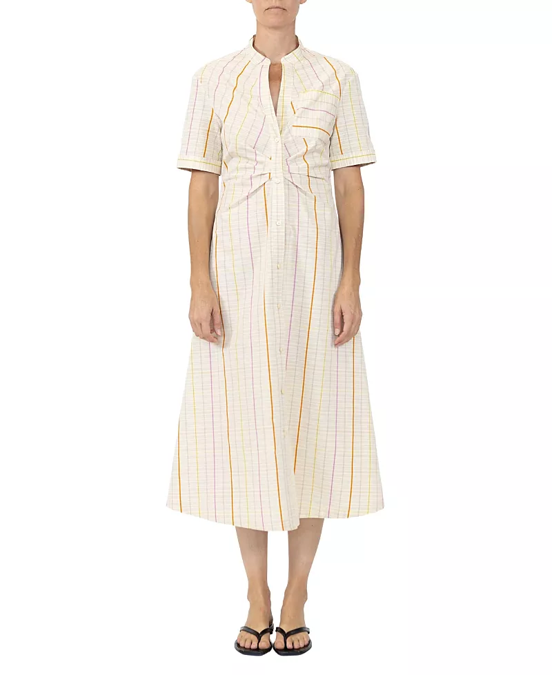 Callas Milano Noor Short Sleeve Shirtdress