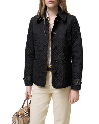 Micro Check Stitch Nylon Jacket
