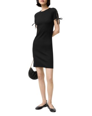 Check Trim Cotton Dress