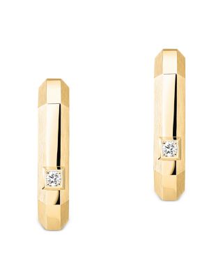 Messika 18K Gold Moderniste Diamond Single Hoop Earring, 0.03 tcw