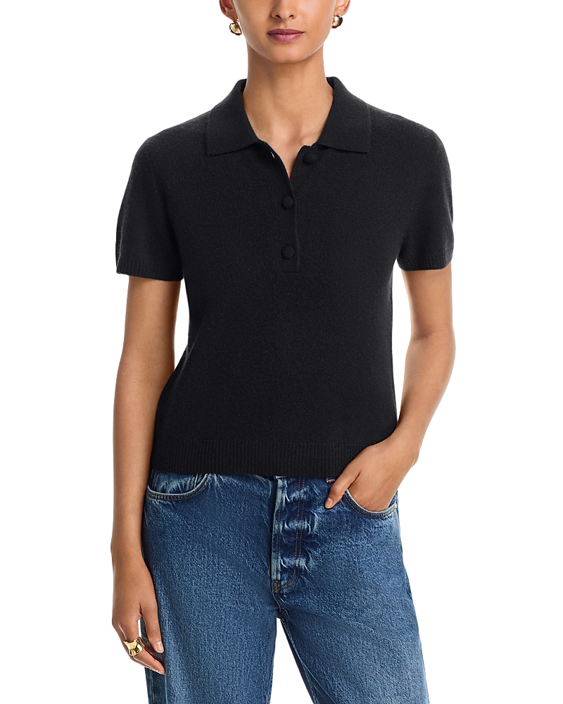 Aqua 100% Cashmere Polo Sweater - Exclusive