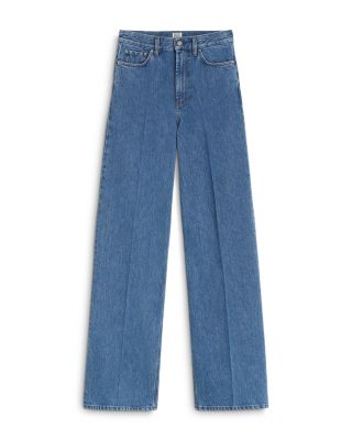 Wide Leg Jeans in Vibrant Blue