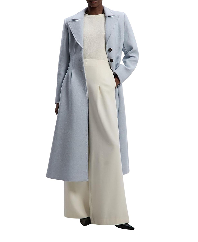 Karen Millen Corset Detail Full Skirted Maxi Coat