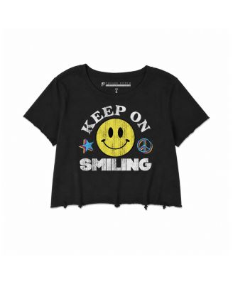Girls' Keep On Smiling Crop Top - Big Kid