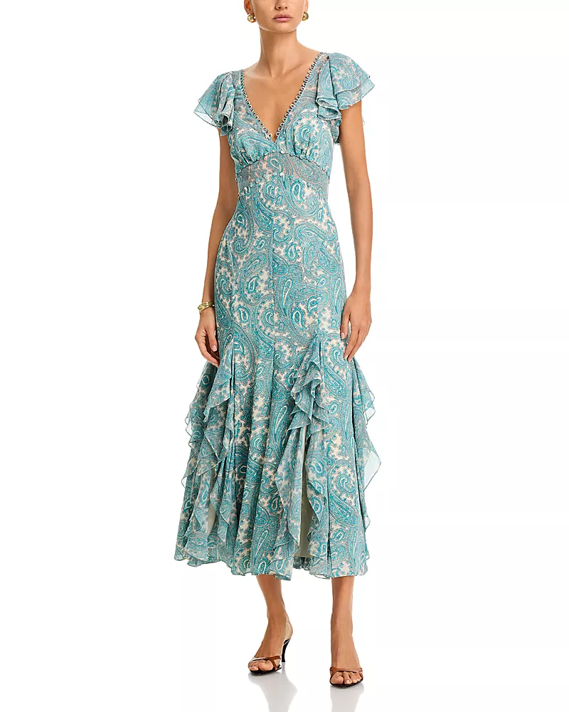 Cinq a Sept Hendrix Paisley Joplin Dress