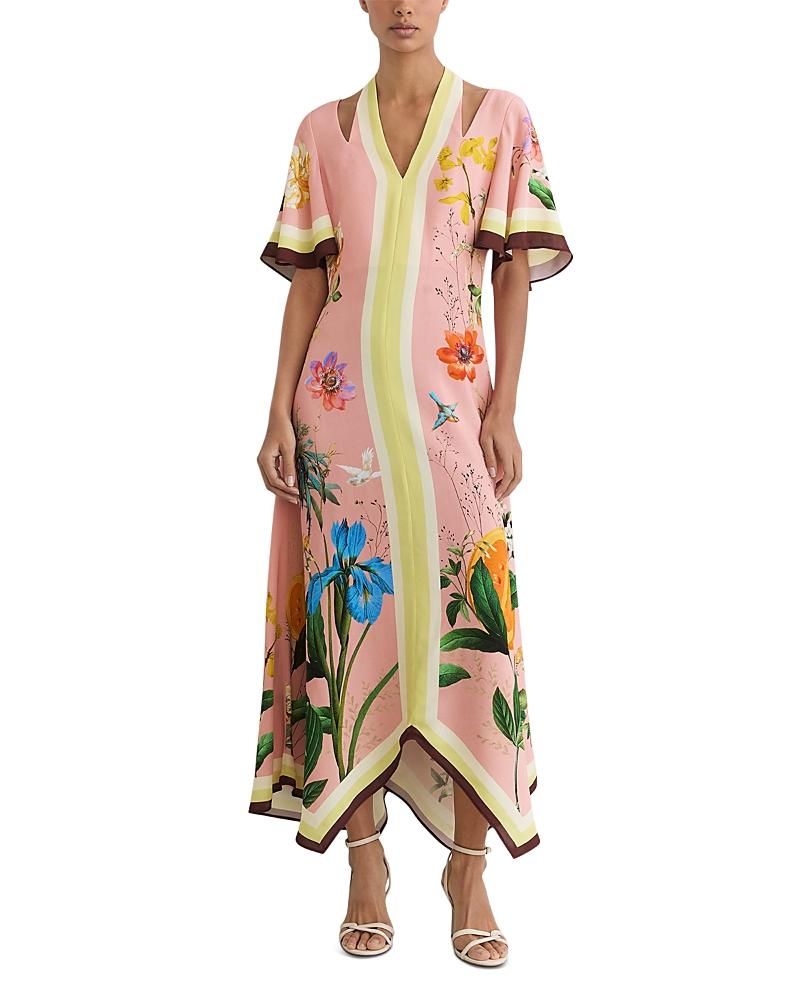Reiss Flossy Floral Print Dress