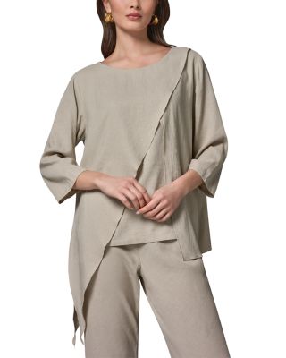 Donna Karan Asymmetric Layer Top