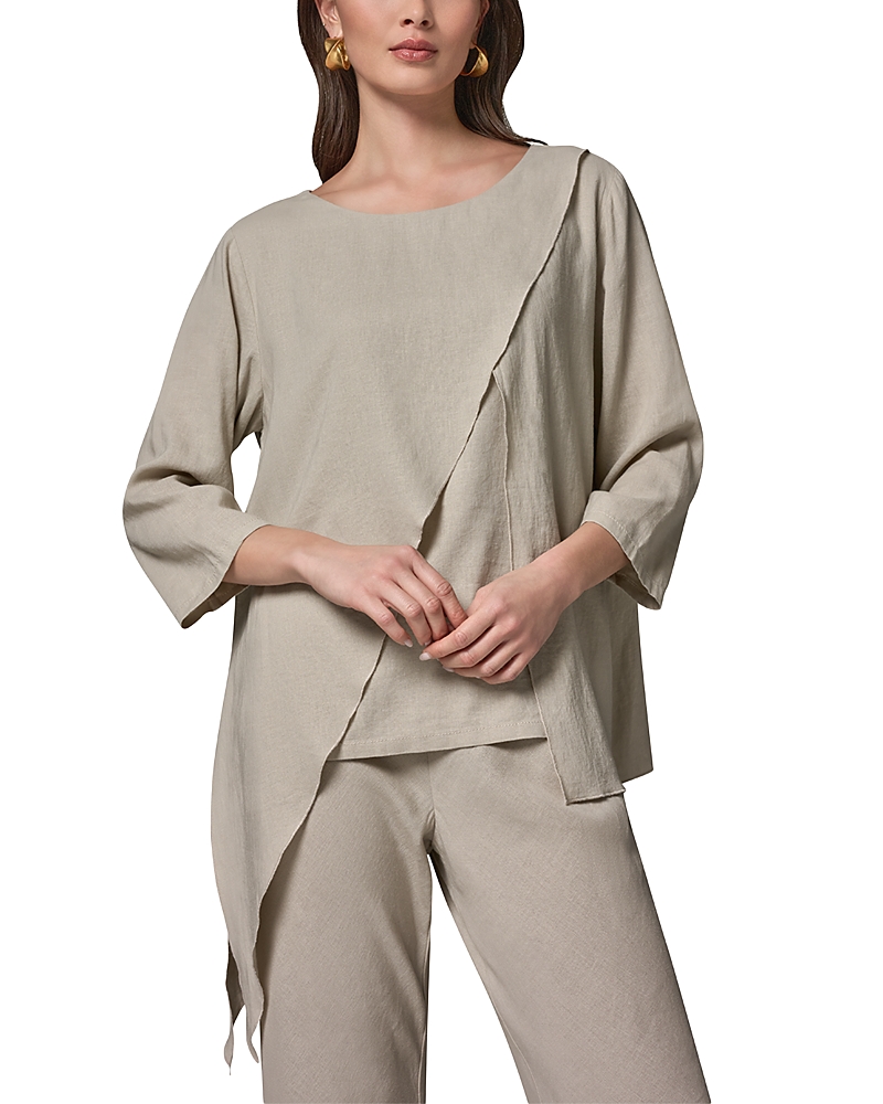 Donna Karan Asymmetric Layer Top
