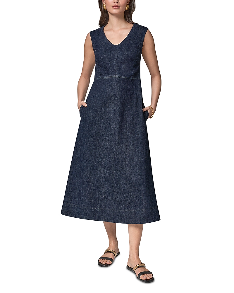 Donna Karan Denim Midi Dress